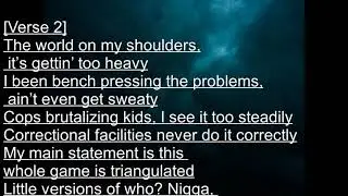 Nas-The Pressure[Lyrics Video