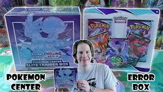 Pokemon Center Exclusive Chilling Reign Elite Trainer Box Opening