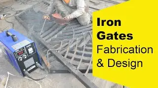Making a Simple Metal Gate Design &ndash; How to build grill gate design for main door?