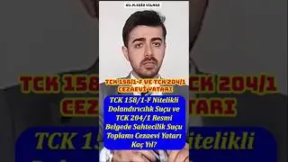 Nitelikli Dolandırıcılık Su&ccedil;u ve Resmi Belgede Sahtecilik Su&ccedil;u 5 Yıl Hapis cezaevi yatarı #avukat