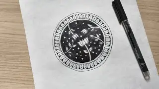 Lotus Mandala Tutorial For Beginners ll Step by Step Tutorial ll 