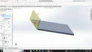 SOLIDWORKS Sheet Metal Edge Flange