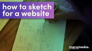 how to sketch for a website