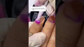 Deep Cleaning cuticles Practice Hand - wow it gets messy shorts nails satisfying