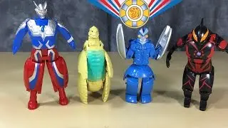 Ultra Eggs: Ultraman Zero, Red King, Alien Baltan, Ultraman Belial