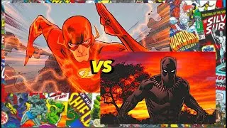 Flash vs Black Panther (marvel vs dc)