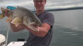 Jigging for DEEP lakers...(Fingerlakes, NY)
