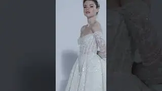 Heva Couture - HV22006 - Boat Neck and Long Sleeve Wedding Gown with Special Design Embroidered