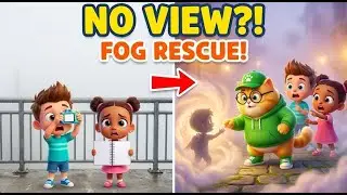 o View?! 🌫️ Fat Golden Cat’s Foggy Hill Tram Rescue Adventure