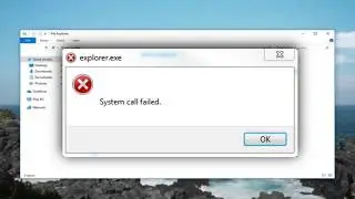 Fix explorer.exe System Call Failed Error in Windows 11/10