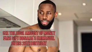 BBnaija's Emmanuel Umoh Left Dumbfounded At What His Fans Did On His 25th Birthday: Audio Gift?
