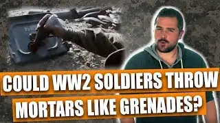 Could WW2 soldiers throw mortar rounds like grenades?