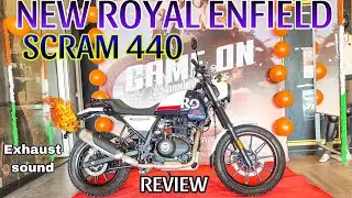 Royal Enfield Scram 440 new bike new engine new gearbox Review