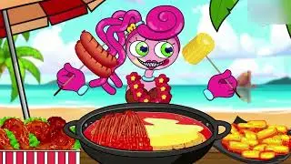 Mommy Long Legs Family Stories: The Man Mukbang | Poppy Playtime 2 Animation (Part 1) - tado media