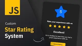 Javascript Star Rating System Design | Quick Tutorial
