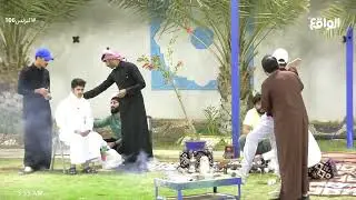 عودة عبدالله الشمري من المستشفى وطقطقة الشباب عليه #البزنس106