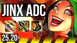 JINX & Amumu vs MEL & Elise (ADC) | Legendary, 46k DMG, 18/5/13 | EUW Grandmaster | 25.20