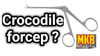 crocodile forceps surgical instruments II Alligator forcep definition II ear wax removal