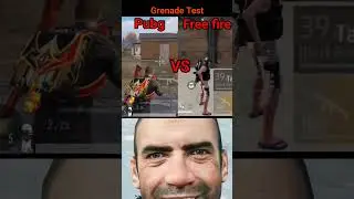 Pubg VS Free Fire 🔥 | Grenade Test 💥 | Watch The Till End 🤣🤣🤣 | #pubg #freefire