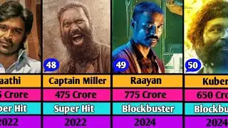 Dhanush Hits and Flop Movie List | Captain Miller | Vaathi | Tere Ishq Mein |