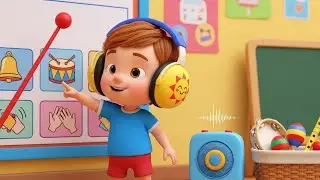 Learn Music Rhythm Fun 🥁 | Rhythm Song for Kids | Sing Along Music Play