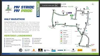 Half Marathon Route (21.097 KM) | Vadodara Marathon 2026 | Run with Grit