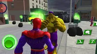 Incredible Monster Hero Vs Spiderman Vs Hulk Vs Captain Hero Vs Iron Hero Vs Gangster - GamePlay HD