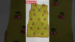 Latest Baby Girl Homemade Mirror Work Dress Designs 2025||Stylish Baby Frock Designs for summer 🌞