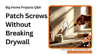 Drywall Patch Screw Reuse Guide With Repair Disc Tips