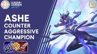 Ashe Counter Aggressive Champion || Wild Rift Ashe Gameplay || Ashe Build and Runes || Emerald Rank