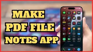 Как создать PDF-файл в приложении &laquo;Заметки&raquo; на iPhone | Простое пошаговое руководство