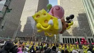 Macy’s Thanksgiving day parade 2025 vlog (Mario Pac-Man Dragon Ball One Piece K-Pop Demon hunters)