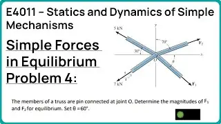 Simple Forces in Equilibrium Problem 4