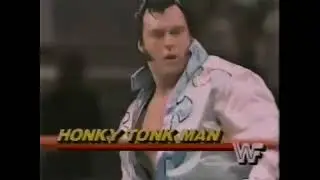The Honky Tonk Man vs Ron Shaw (WWF Superstars Debut 10/4/86)