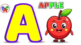 📚 ABC Alphabet Phonics Video | Learn Letters & Sounds A to Z | A is for Apple 🍎 | Kids ABC Song 🎶