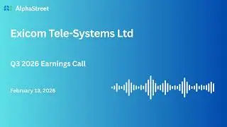 Exicom Tele-Systems Ltd Q3 FY2025-26 Earnings Conference Call