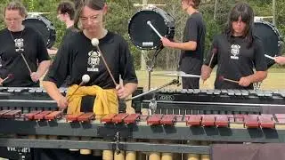 Jasper High School Band practice hours before the Alabama State 6A title Competition 