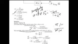 CONTROL SYSTEM :-LECTURE:-7:-SENSITIVITY IN CONTROL SYSTEM ,COMPLETE CONCEPT OF SENSITIVITY