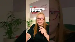 A t&eacute;cnica dos 5 minutos. #h&aacute;bitos  #consist&ecirc;ncia #metas2026