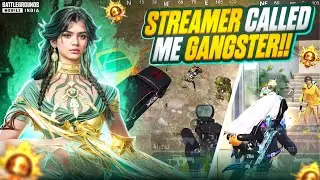 STREAMER CALLED ME GANGSTER 🔥| Intense 1v4 Clutches In Conqueror Lobby | Solo vs Squad Gameplay BGMI