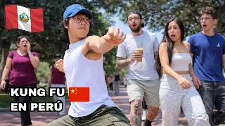 Chino ENSE&Ntilde;&Oacute; KUNG FU a PERUANOS en 8 Minutos🇨🇳🇵🇪 | Reacci&oacute;n Publica
