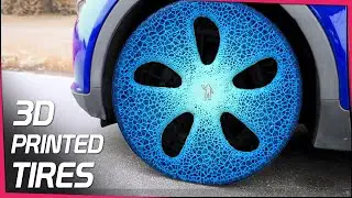 3D Printed Airless Tires is the future of Cars