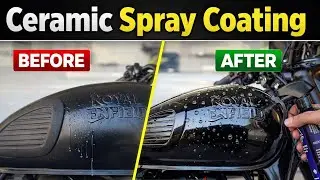Bike Ceramic Spray Coating | Royal Enfield Classic 350 | Classic 350 Stealth Black