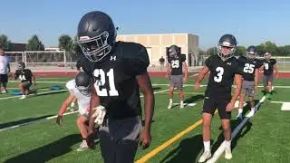 Pitman High practices for first time on new artificial-turf field