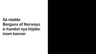 Internship x Jetshop - Bergans of Norway