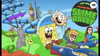 SPONGEBOB SQUARE PANTS THE GREAT NICKELODEON SLIME RALLY - Game for Kids - Губка Боб - Игра Онлайн