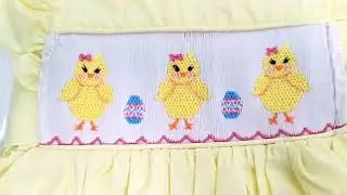 Sunny Chick Smocked Dress 🐥🌞💛