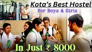 Kota's Best Luxurious & Low budget Hostel in just rs 8000 | #kota #hostelsinkota #hosteltour