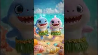 Cute shark dancing🩵 #shots #babyshark #shortforkids #baby