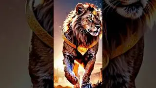 The King Returns: Epic Lion Walk in Golden Glory #LionMajesty #CinematicBeast #SavannahRoyalty